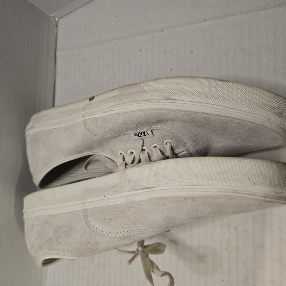 Vans White Canvas Sneakers Low-Top Casual